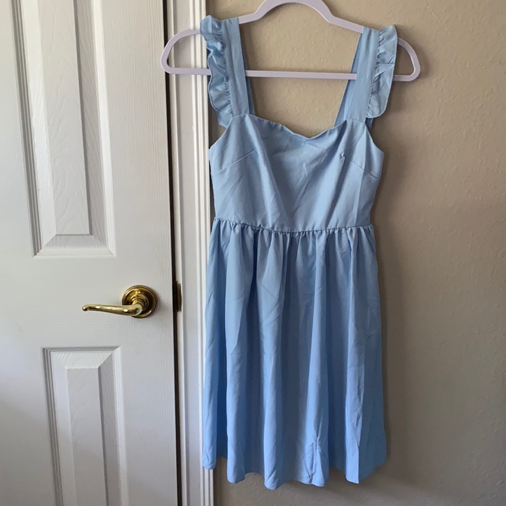 Baby blue sun dress - Size S - Shein - Never worn
